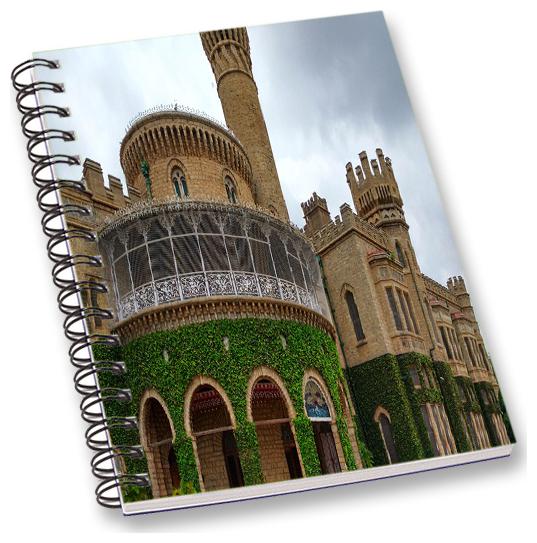 

RADANYA Historical Place A5 Notebook Wirebound Ruled Paper Diary
