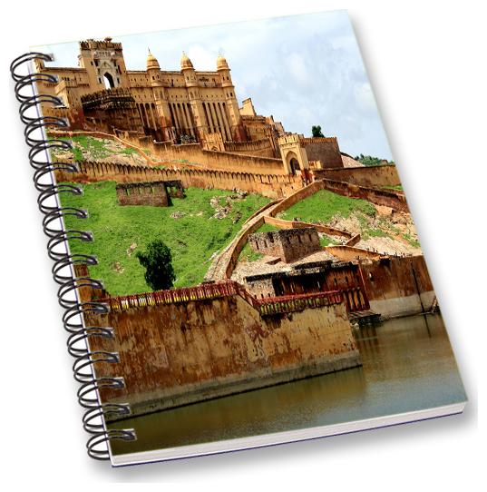 

RADANYA Historical Place A5 Notebook Wirebound Ruled Paper Diary