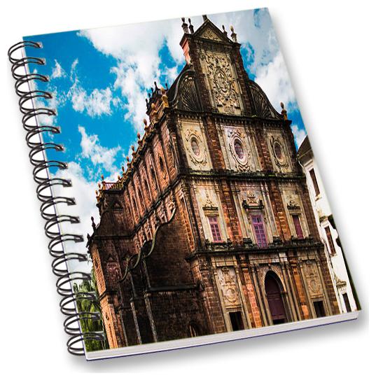 

RADANYA Historical Place A5 Notebook Wirebound Ruled Paper Diary