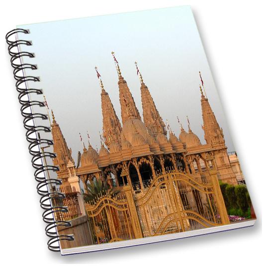 

RADANYA Historical Place A5 Notebook Wirebound Ruled Paper Diary
