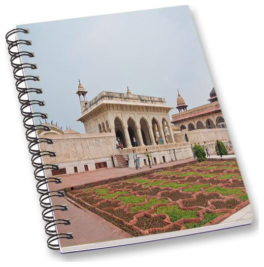

RADANYA Historical Place A5 Notebook Wirebound Ruled Paper Diary