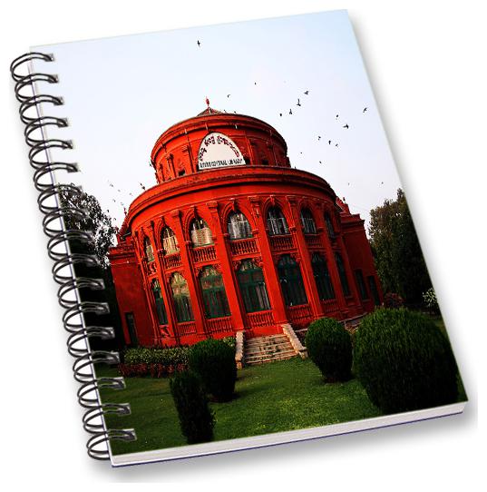 

RADANYA Historical Place A5 Notebook Wirebound Ruled Paper Diary