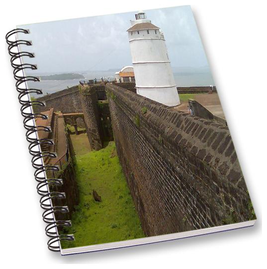 

RADANYA Historical Place A5 Notebook Wirebound Ruled Paper Diary
