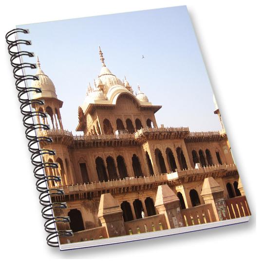 

RADANYA Historical Place A5 Notebook Wirebound Ruled Paper Diary