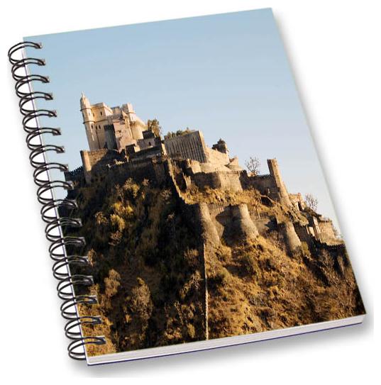 

RADANYA Historical Place A5 Notebook Wirebound Ruled Paper Diary