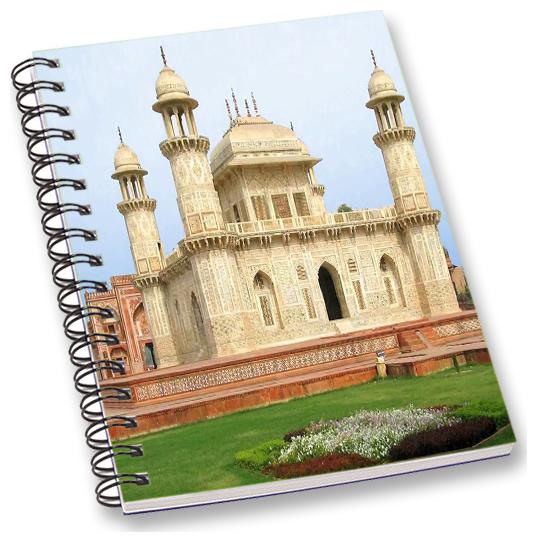 

RADANYA Historical Place A5 Notebook Wirebound Ruled Paper Diary