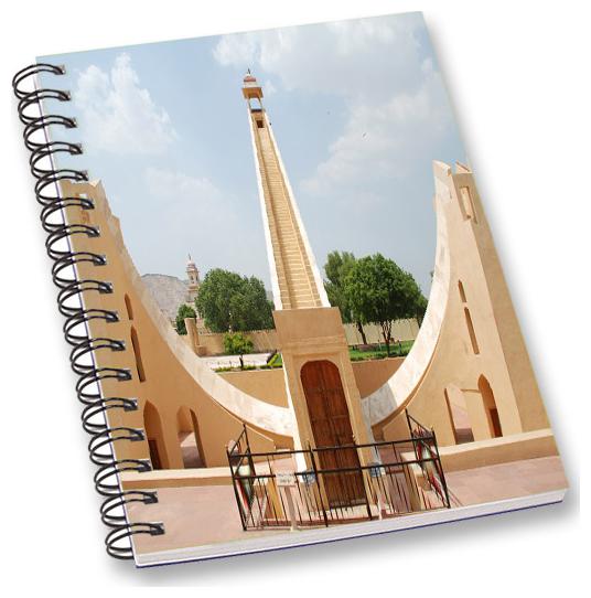 

RADANYA Historical Place A5 Notebook Wirebound Ruled Paper Diary