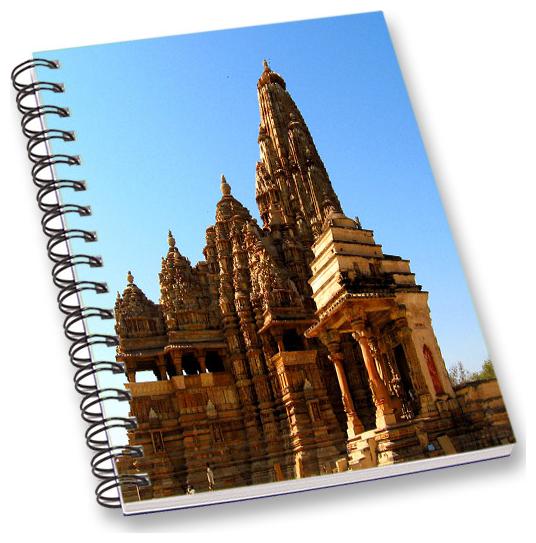 

RADANYA Historical Place A5 Notebook Wirebound Ruled Paper Diary