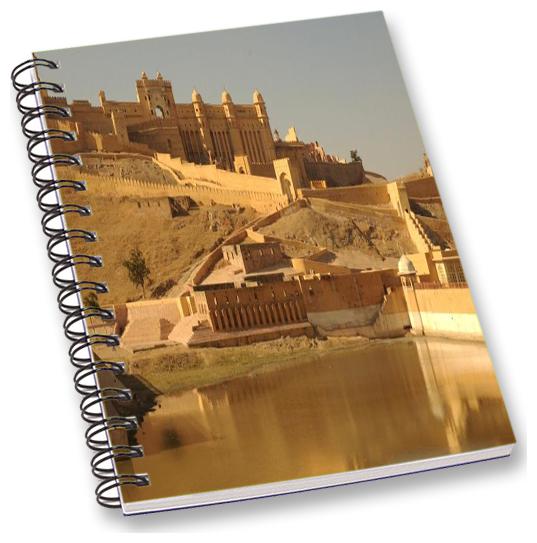 

RADANYA Historical Place A5 Notebook Wirebound Ruled Paper Diary