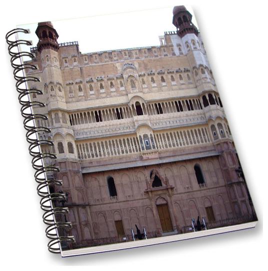 

RADANYA Historical Place A5 Notebook Wirebound Ruled Paper Diary
