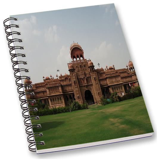 

RADANYA Historical Place A5 Notebook Wirebound Ruled Paper Diary