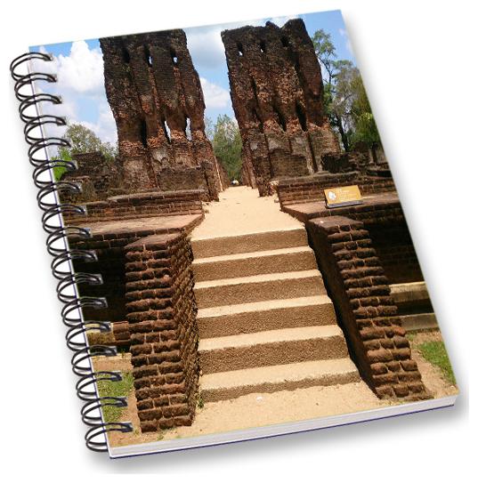 

RADANYA Historical Place A5 Notebook Wirebound Ruled Paper Diary