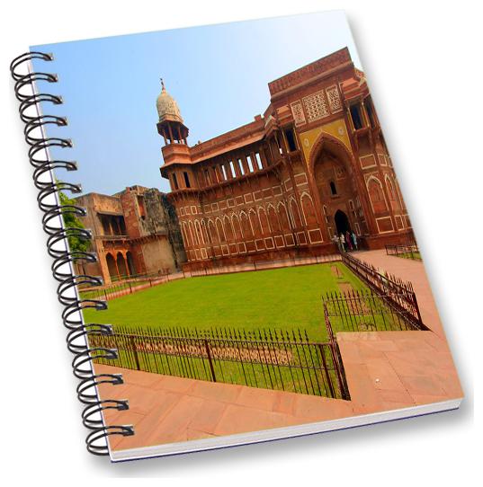 

RADANYA Historical Place A5 Notebook Wirebound Ruled Paper Diary