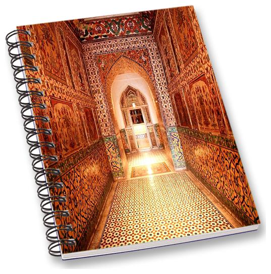 

RADANYA Historical Place A5 Notebook Wirebound Ruled Paper Diary