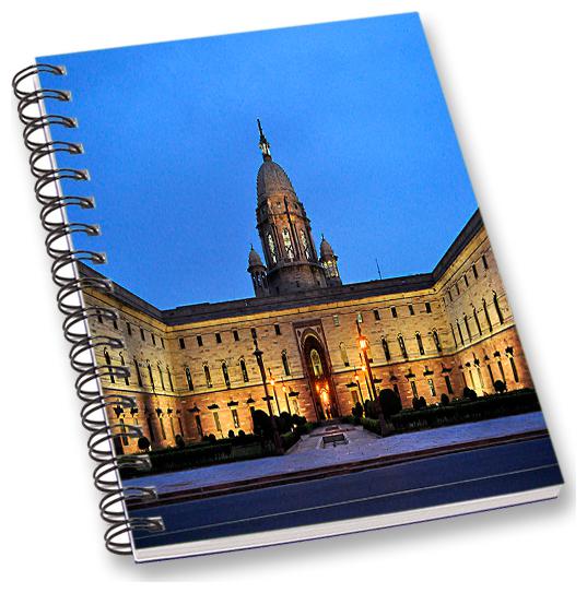 

RADANYA Historical Place A5 Notebook Wirebound Ruled Paper Diary