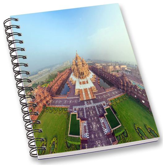

RADANYA Historical Place A5 Notebook Wirebound Ruled Paper Diary