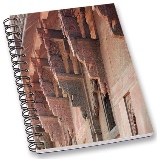 

RADANYA Historical Place A5 Notebook Wirebound Ruled Paper Diary