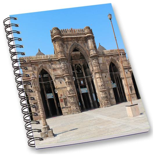 

RADANYA Historical Place A5 Notebook Wirebound Ruled Paper Diary