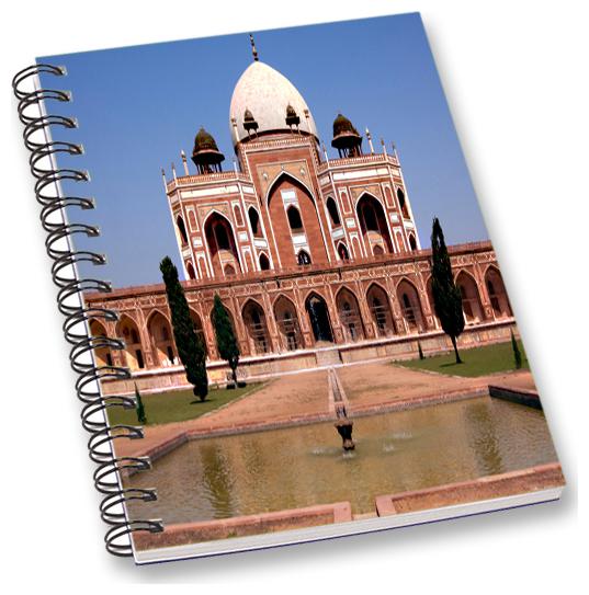 

RADANYA Historical Place A5 Notebook Wirebound Ruled Paper Diary
