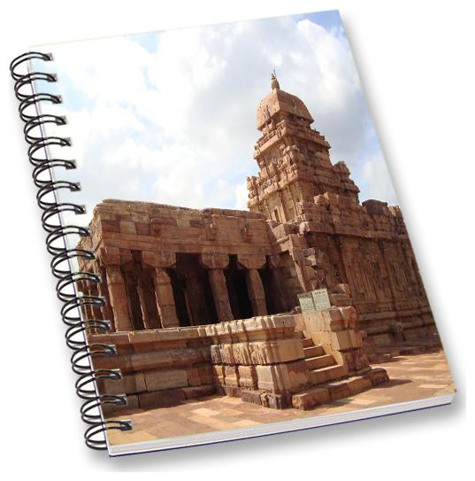 

RADANYA Historical Place A5 Notebook Wirebound Ruled Paper Diary