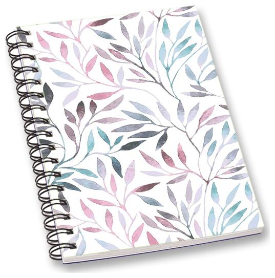 

RADANYA Leaf A5 Notebook Wirebound Ruled Paper Diary