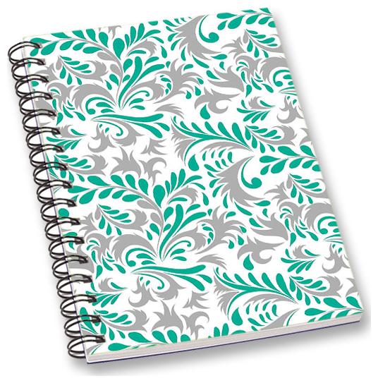 

RADANYA Leaf A5 Notebook Wirebound Ruled Paper Diary