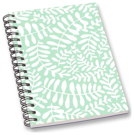 

RADANYA Leaf A5 Notebook Wirebound Ruled Paper Diary