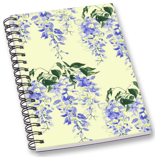 

RADANYA Leaves A5 Notebook Wirebound Ruled Paper Diary
