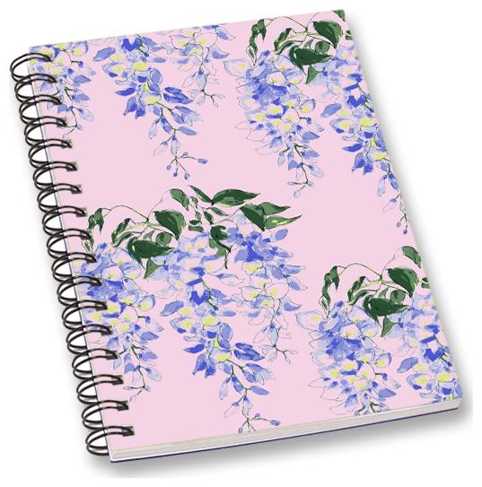 

RADANYA Leaves A5 Notebook Wirebound Ruled Paper Diary