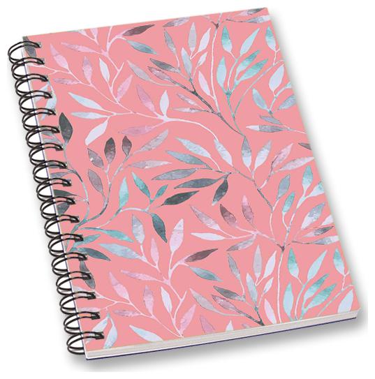 

RADANYA Leaves A5 Notebook Wirebound Ruled Paper Diary