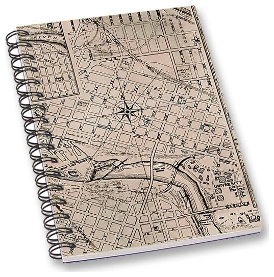 

RADANYA Map A5 Notebook Wirebound Ruled Paper Diary