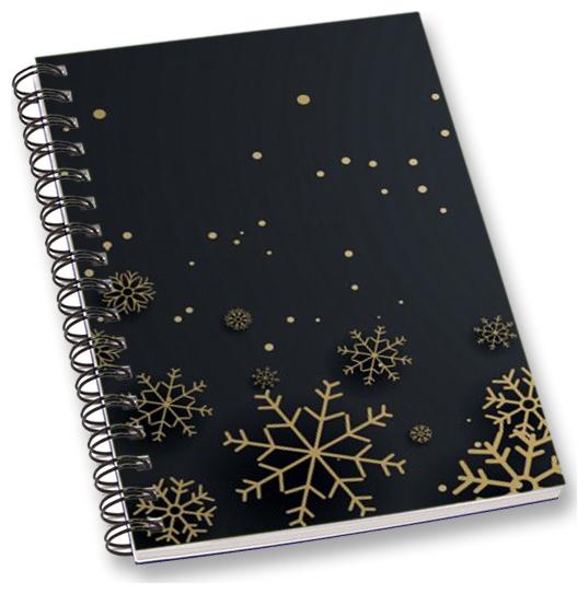 

RADANYA Merry Christmas A5 Notebook Wirebound Ruled Paper Diary