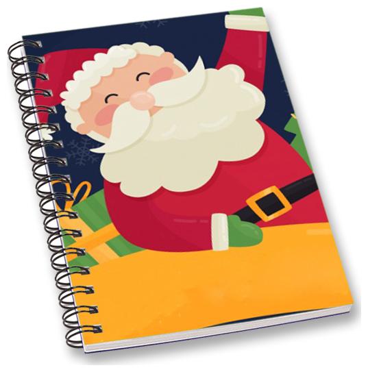 

RADANYA Merry Christmas A5 Notebook Wirebound Ruled Paper Diary