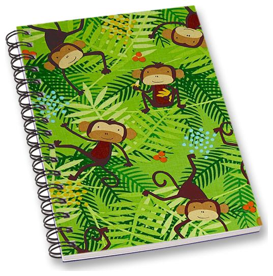 

RADANYA Monkey A5 Notebook Wirebound Ruled Paper Diary
