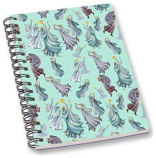 

RADANYA Musically Angles A5 Notebook Wirebound Ruled Paper Diary