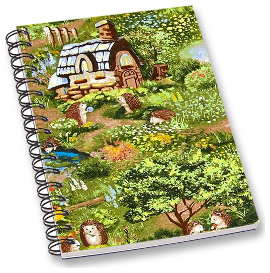 

RADANYA Nature A5 Notebook Wirebound Ruled Paper Diary