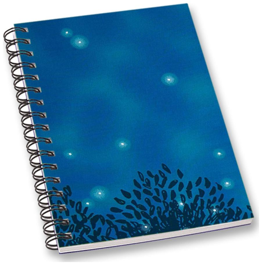 

RADANYA Nature A5 Notebook Wirebound Ruled Paper Diary