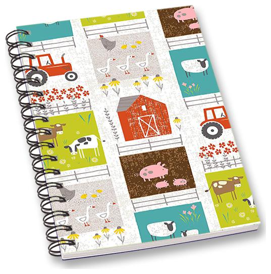 

RADANYA Nature With City A5 Notebook Wirebound Ruled Paper Diary