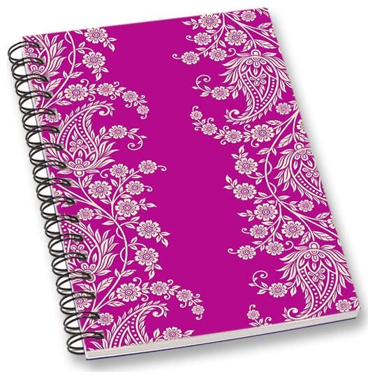 

RADANYA Paisley A5 Notebook Wirebound Ruled Paper Diary