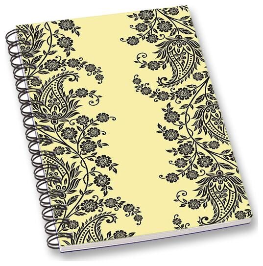 

RADANYA Paisley A5 Notebook Wirebound Ruled Paper Diary