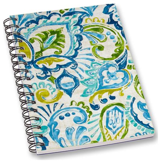 

RADANYA Paisley A5 Notebook Wirebound Ruled Paper Diary