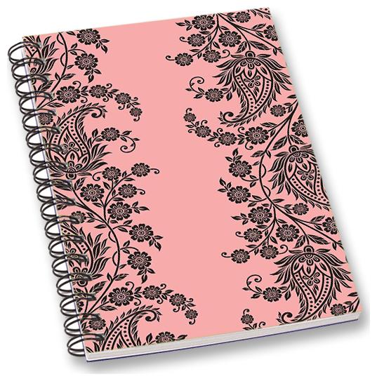 

RADANYA Paisley A5 Notebook Wirebound Ruled Paper Diary