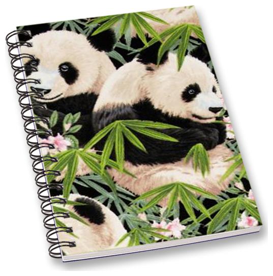 

RADANYA Panda A5 Notebook Wirebound Ruled Paper Diary