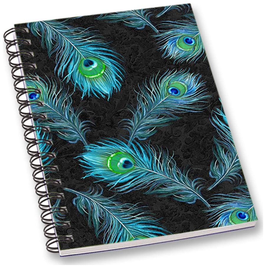 

RADANYA Peacock Feather A5 Notebook Wirebound Ruled Paper Diary