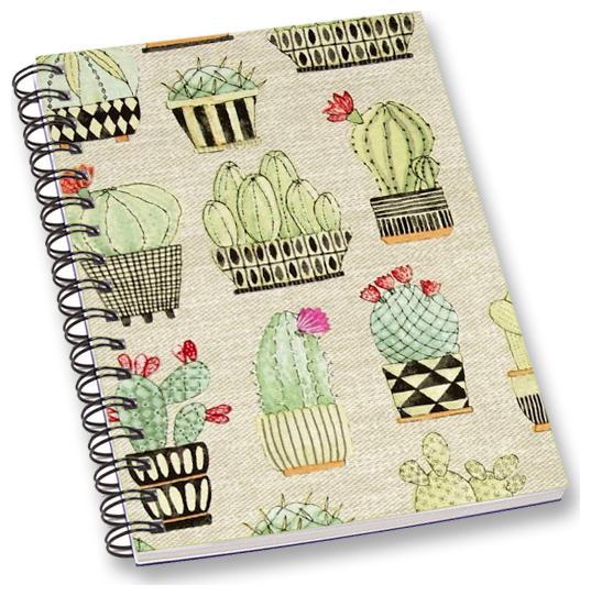 

RADANYA Peyote Cactus A5 Notebook Wirebound Ruled Paper Diary