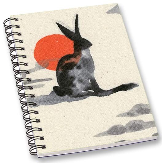 

RADANYA Rabbit Moon A5 Notebook Wirebound Ruled Paper Diary