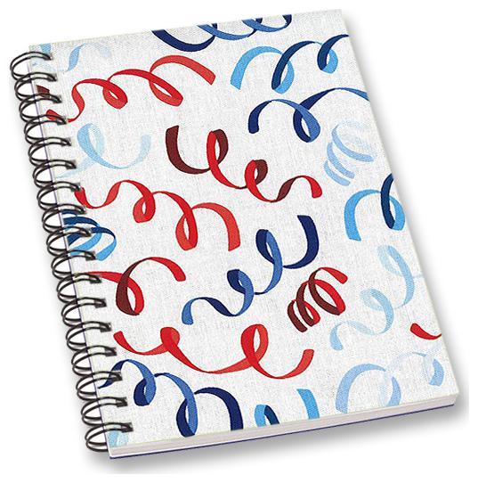 

RADANYA Ribbon A5 Notebook Wirebound Ruled Paper Diary