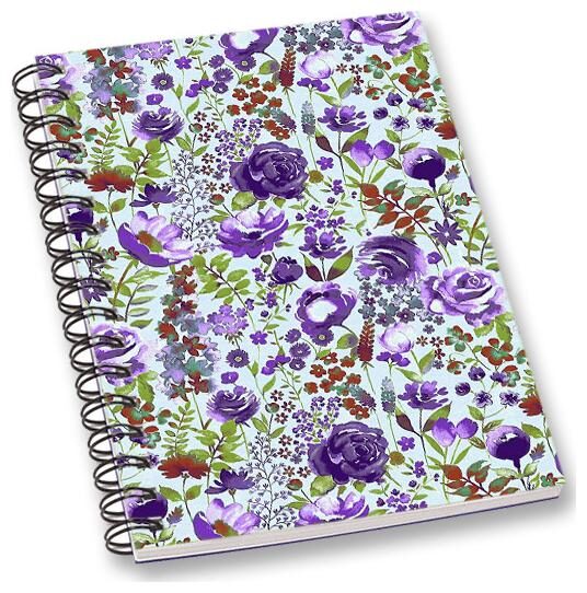 

RADANYA Rose A5 Notebook Wirebound Ruled Paper Diary