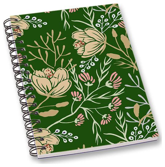 

RADANYA Rose A5 Notebook Wirebound Ruled Paper Diary