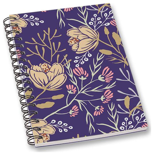 

RADANYA Rose A5 Notebook Wirebound Ruled Paper Diary